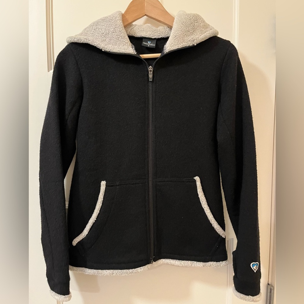 KÜHL • Alfpaca Full Zip Fleece Hoodie • Sherpa Trim • Women’s S